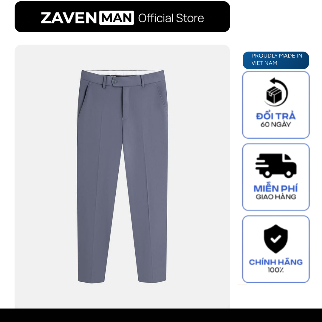 3 Quần Âu Nam Xanh