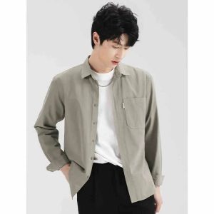 Áo sơ mi nam tối giản ZAVEMAN thiết kế thanh lịch, form chuẩn, chất liệu cao cấp, dễ phối đồ, phù hợp phong cách hiện đại.