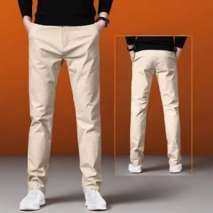 Quần chinos nam ZAVEMAN thiết kế tối giản với form gọn gàng, mang lại cảm giác thoải mái nhưng vẫn giữ được vẻ ngoài thanh lịch. Chất liệu cotton co giãn nhẹ, thoáng mát giúp dễ mặc cả ngày, phù hợp cho phong cách công sở lẫn casual hiện đại. 