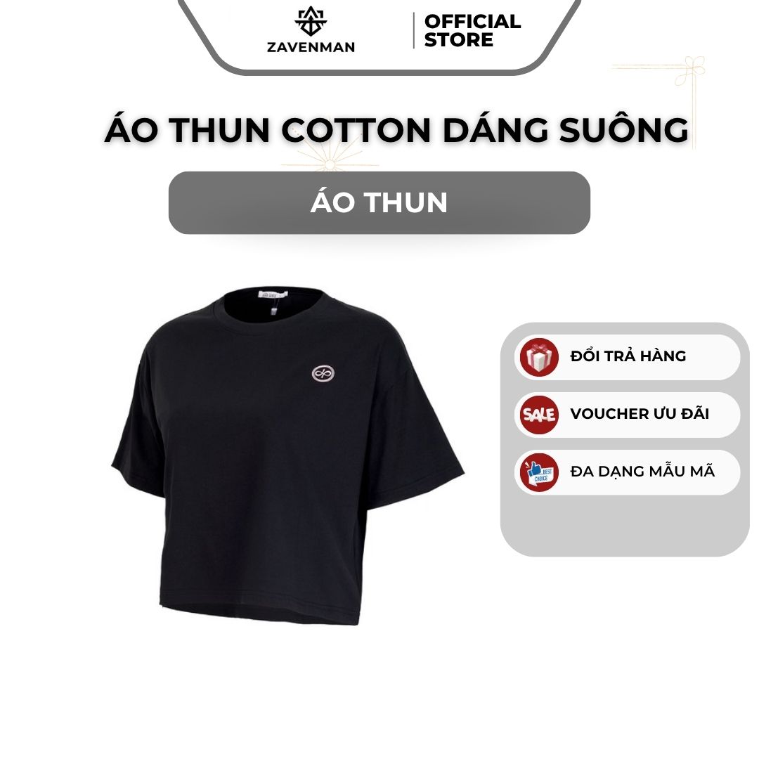 Áo thun đen Áo thun đen Zavenman