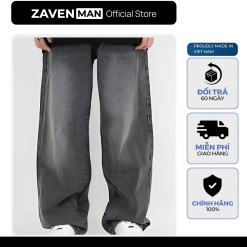 quần bò nam ống rộng