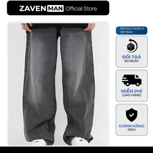 quần bò nam ống rộng