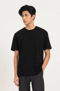 Mẫu nam diện áo thun đen Zavenman